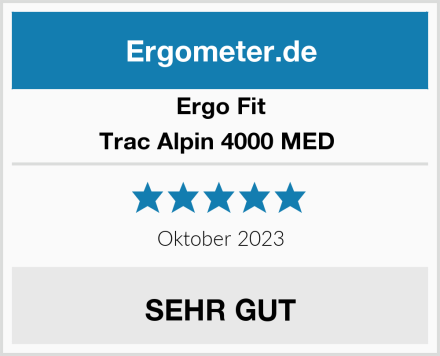 Ergo Fit Trac Alpin 4000 MED  Test