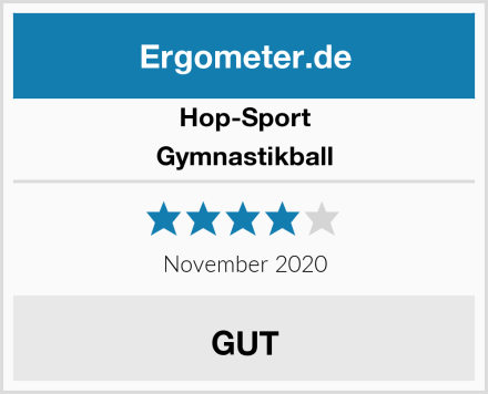 Hop-Sport Gymnastikball Test