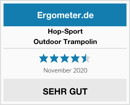 Hop-Sport Outdoor Trampolin Test