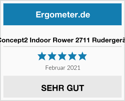  Concept2 Indoor Rower 2711 Rudergerät Test