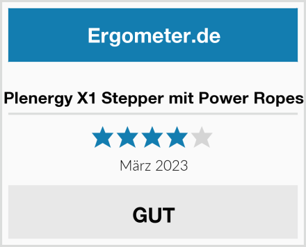  Plenergy X1 Stepper mit Power Ropes Test